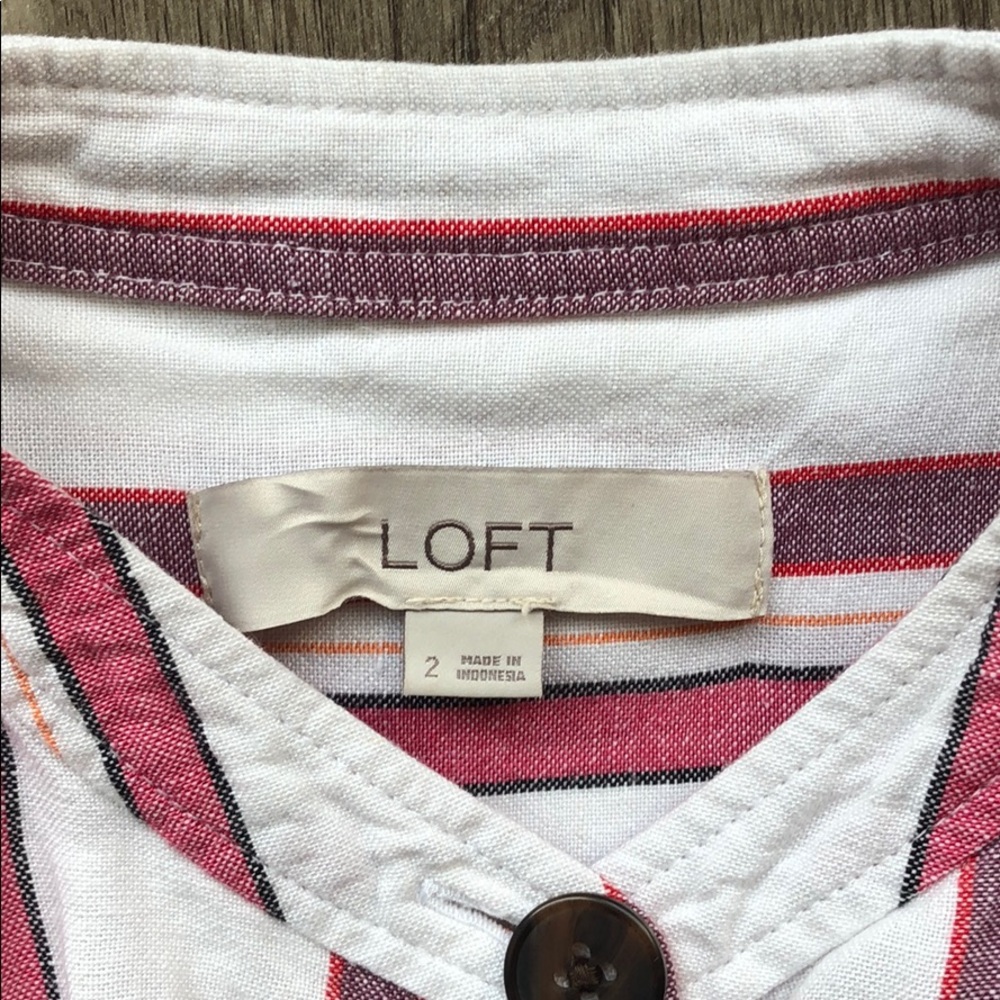 LOFT Linen Dress - Picture 4 of 6